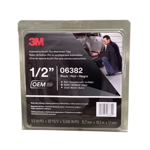1/2 Automotive Acrylic Attachment Tape (Black)