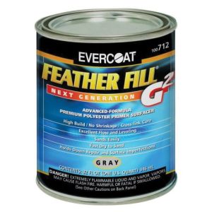 Feather Fill Premium Polyester Primer Surfacer Gray (Hardeners Included)